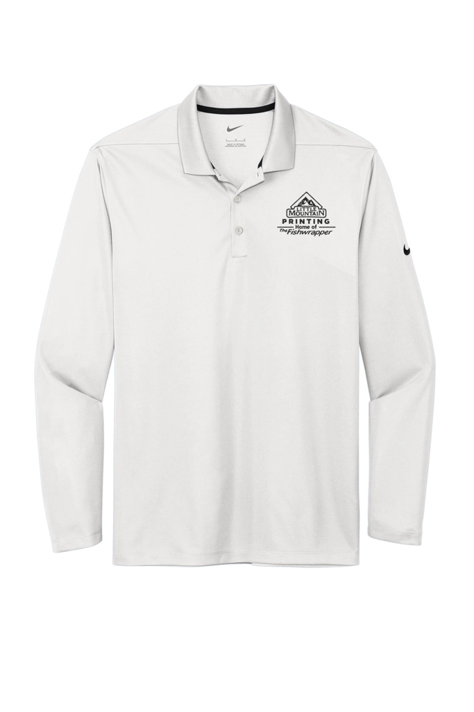 Variant Image for NKDC2104 - Nike Dri-FIT Micro Pique 2.0 Long Sleeve Polo - Demo - 1 Color - Dark E - Website Company Apparel Management Demo