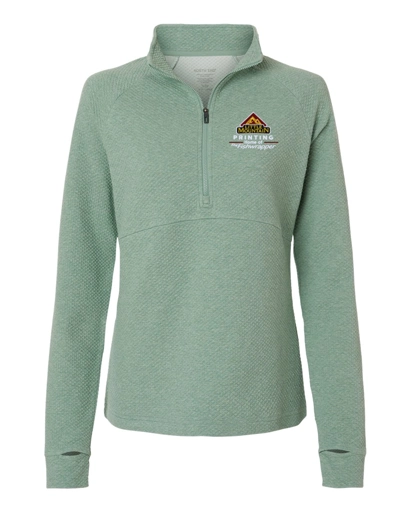 Variant Image for NE725W - North End Women's Spirit Textured Quarter-Zip Pullover - Demo - 3 Color - Light E - Website Company Apparel Management Demo
