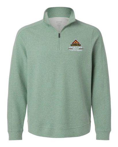 Variant Image for NE725 - North End Men's Spirit Textured Quarter-Zip Pullover  - Demo - 3 Color - Light E - Website Company Apparel Management Demo