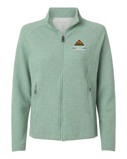 Variant Image for NE727W - North End Women's Spirit Textured Full-Zip - Demo - 3 Color - Light E - Website Company Apparel Management Demo