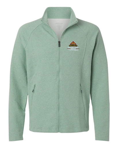 Variant Image for NE727 - North End Men's Spirit Textured Full-Zip - Demo - 3 Color - Light E - Website Company Apparel Management Demo