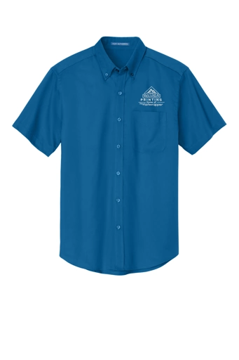Variant Image for S508 - Port Authority® Short Sleeve Easy Care Shirt - Demo - 1 Color - White E - Website Company Apparel Management Demo
