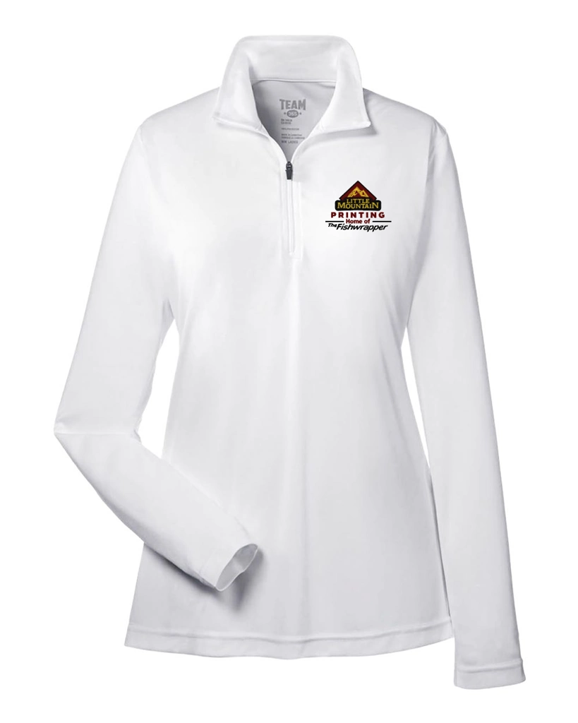 Variant Image for TT31W - Team 365 Women's Zone Performance Quarter-Zip Pullover - Demo - 3 Color - Dark E - Website Company Apparel Management Demo