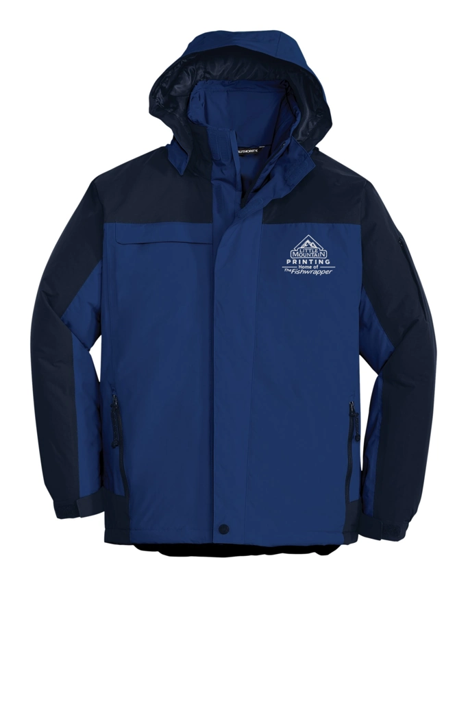 Variant Image for TLJ792 - Port Authority® Tall Nootka Jacket - Demo - 1 Color - White E - Website Company Apparel Management Demo