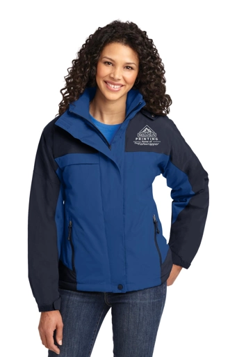 Variant Image for L792 - Port Authority® Women's Nootka Jacket - Demo - 1 Color - White E - Website Company Apparel Management Demo