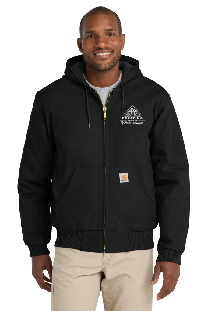 Variant Image for CT106677 - Carhartt® Quilted-Flannel-Lined Duck Active Jac - Demo - 1 Color - White E - Website Company Apparel Management Demo