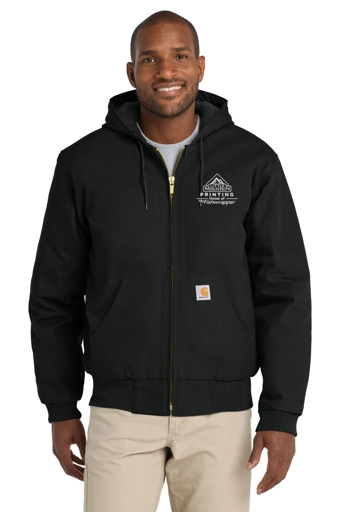 Variant Image for CT106677 - Carhartt® Quilted-Flannel-Lined Duck Active Jac - Demo - 1 Color - White E - Website Company Apparel Management Demo