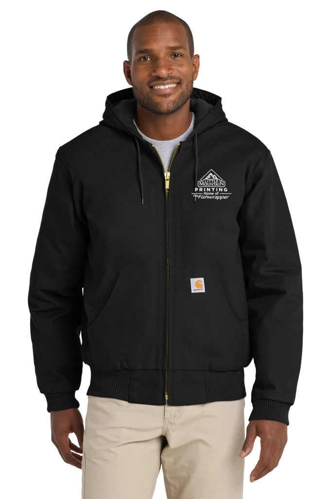 Variant Image for CT106677 - Carhartt® Quilted-Flannel-Lined Duck Active Jac - Demo - Tone on Tone E - Website Company Apparel Management Demo