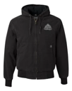 Variant Image for 5020T - DRI DUCK Men's Tall Cheyenne Boulder Cloth™ Hooded Jacket with Tricot Quilt Lining - Demo - 1 Color - White E - Website Company Apparel Management Demo