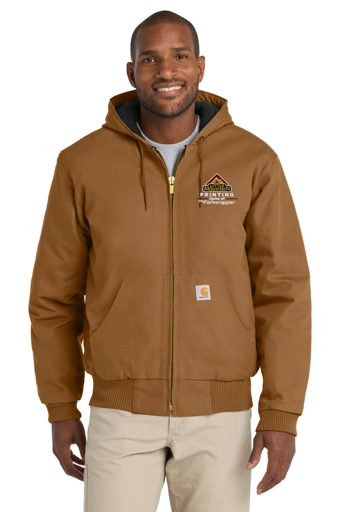 Variant Image for CT106677 - Carhartt® Quilted-Flannel-Lined Duck Active Jac - Demo - 3 Color - Light E - Website Company Apparel Management Demo