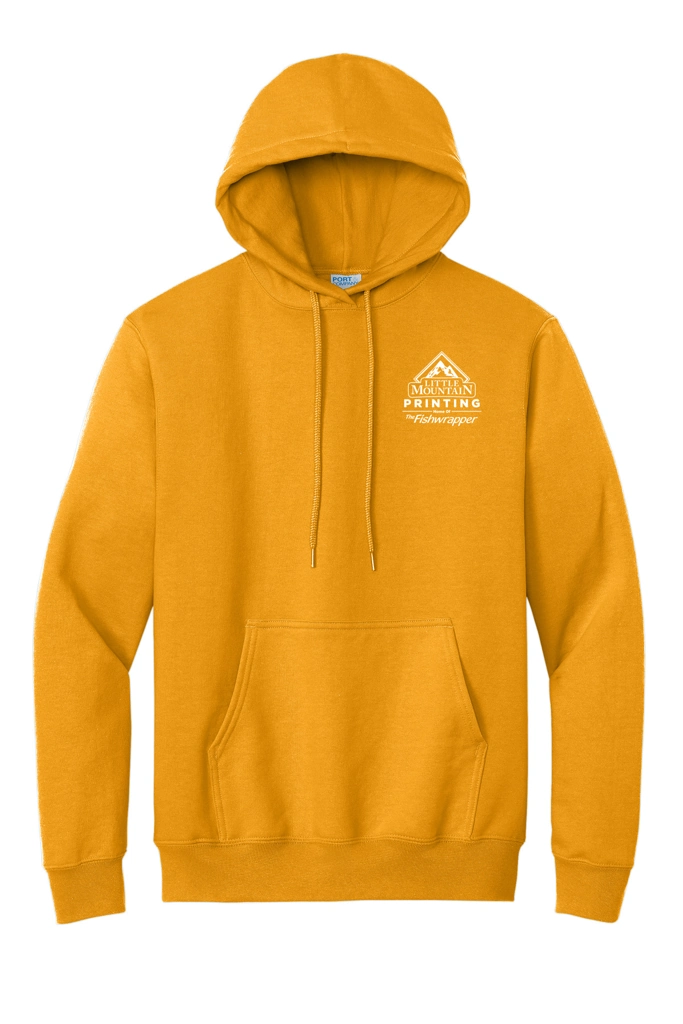 Variant Image for PC90H - Port & Co™ Essential Fleece Pullover Hooded Sweatshirt - Demo - 1 Color - White D - Website Company Apparel Management Demo