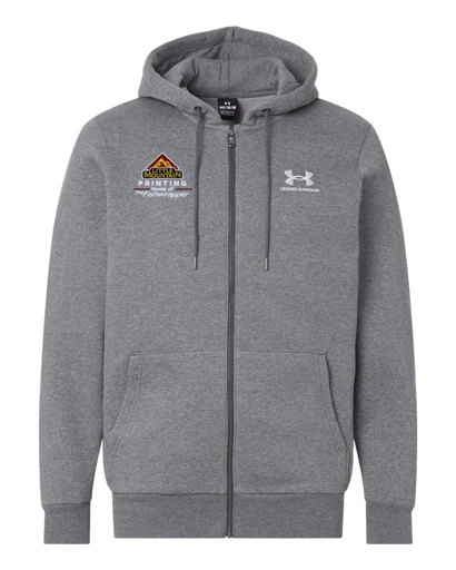 Variant Image for 1373881 - Under Armour Men's Icon Fleece Hooded Full-Zip - Demo - 3 Color - Light E - Website Company Apparel Management Demo