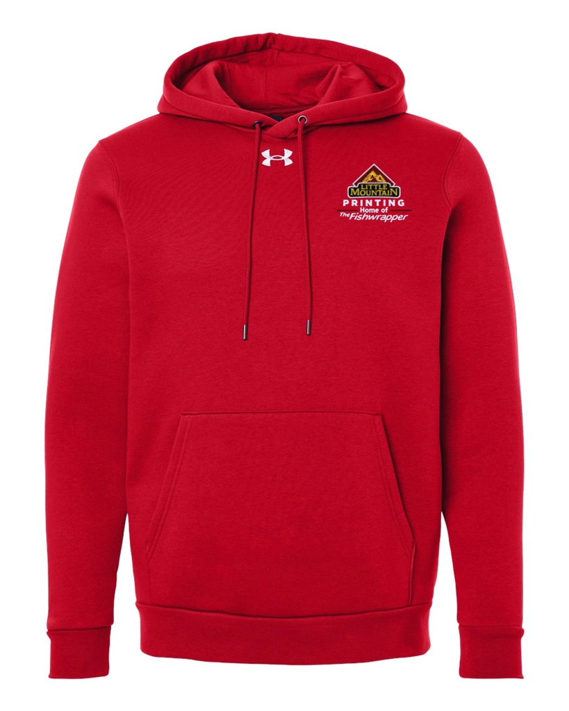 Variant Image for 6014161 - Under Armour Men's Team Icon Fleece Hooded Sweatshirt - Demo - 3 Color - Light E - Website Company Apparel Management Demo