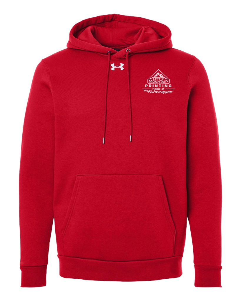 Variant Image for 6014161 - Under Armour Men's Team Icon Fleece Hooded Sweatshirt - Demo - Tone on Tone E - Website Company Apparel Management Demo