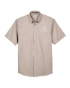Variant Image for M500S - Harriton Men's Easy Blend™ Twill Dress Shirt With Stain-Release - Demo - Tone on Tone E - Website Company Apparel Management Demo