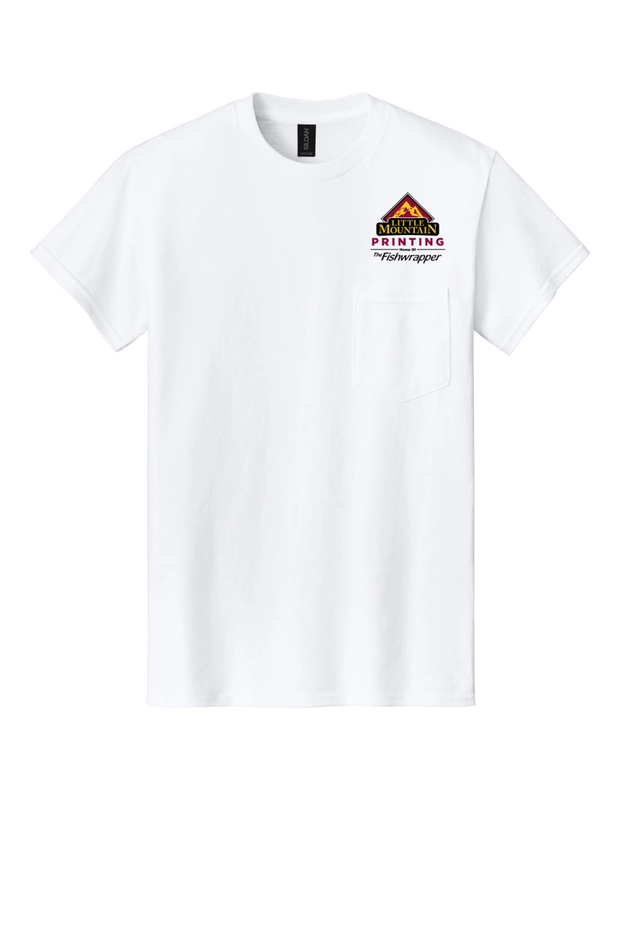 Variant Image for 8300 - Gildan® DryBlend® 50 Cotton/50 Poly Pocket T-Shirt - Demo - 3 Color - Dark D - Website Company Apparel Management Demo