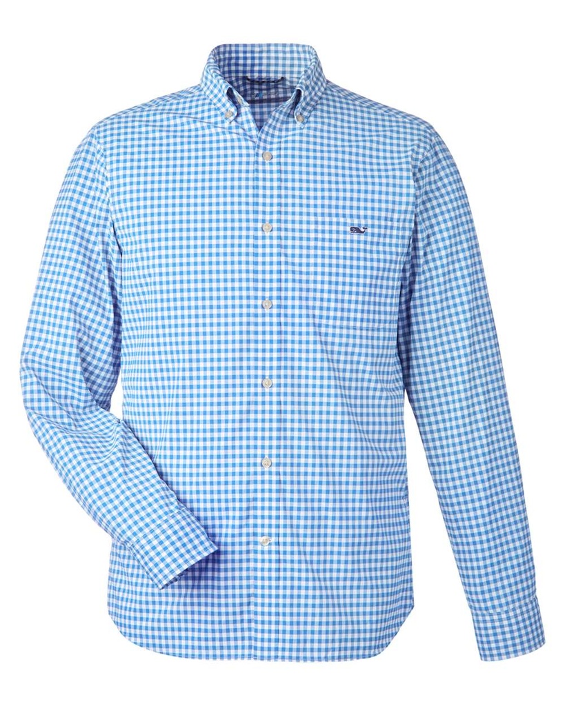 W012060 - Vinyard Vines - Men's On-The-Go Nylon Gingham Shirt