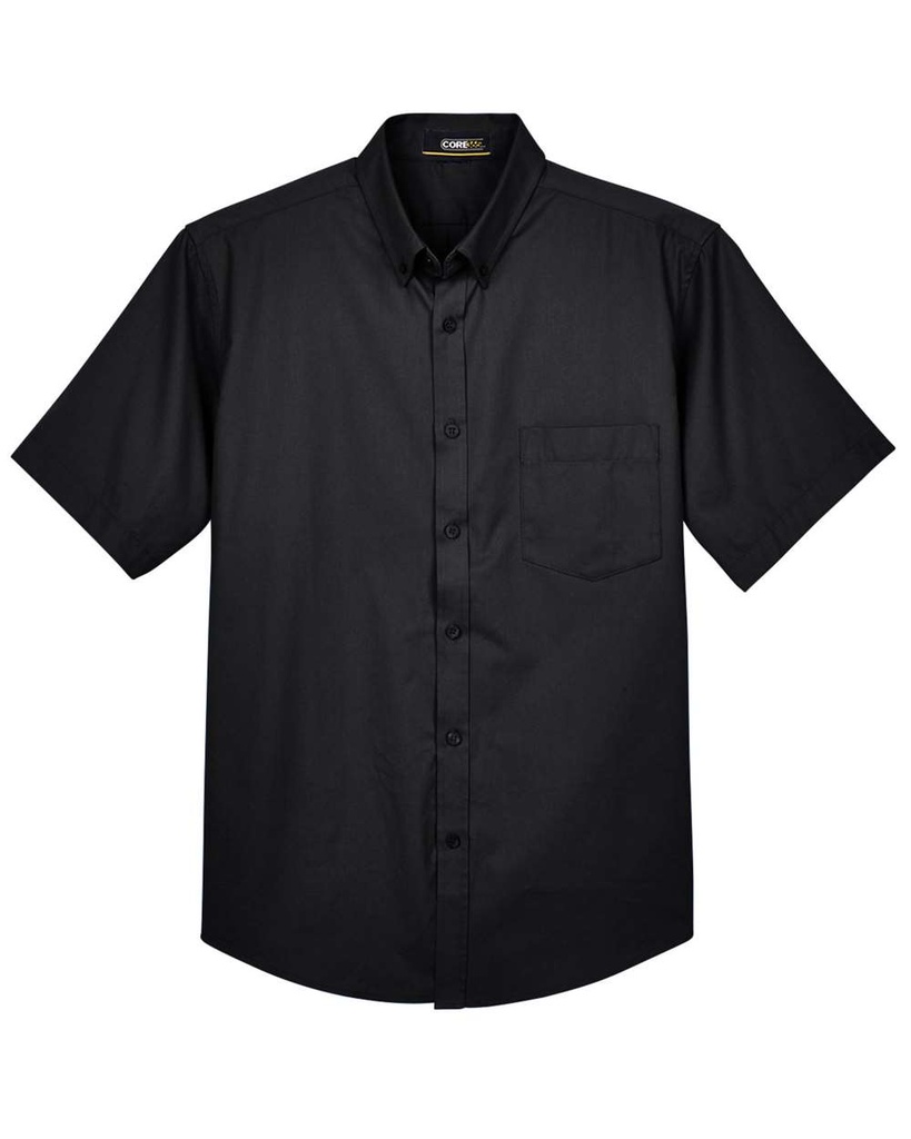 88194T - CORE365 Men's Tall Optimum Short Sleeve Twill Dress Shirt