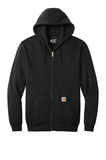 CTK122 - Carhartt® Midweight Hooded Zip-Front Sweatshirt (S, Black)