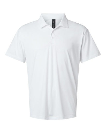 41800T - AllPro Men's Tall Pro-Lock Performance Polo (4XLT, White)